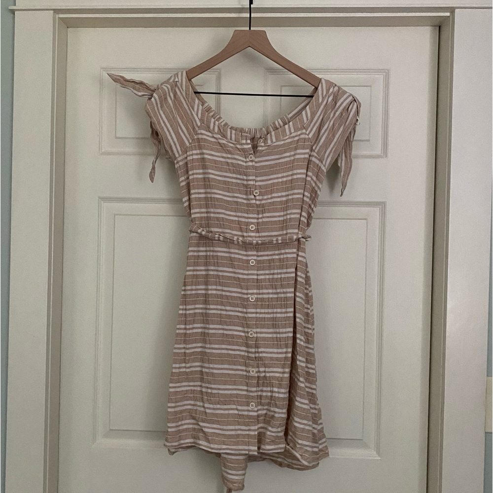 Anthropologie Linen Dress